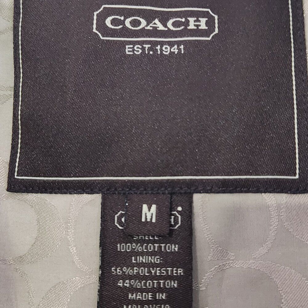 Pea Green Coach Jacket Size M